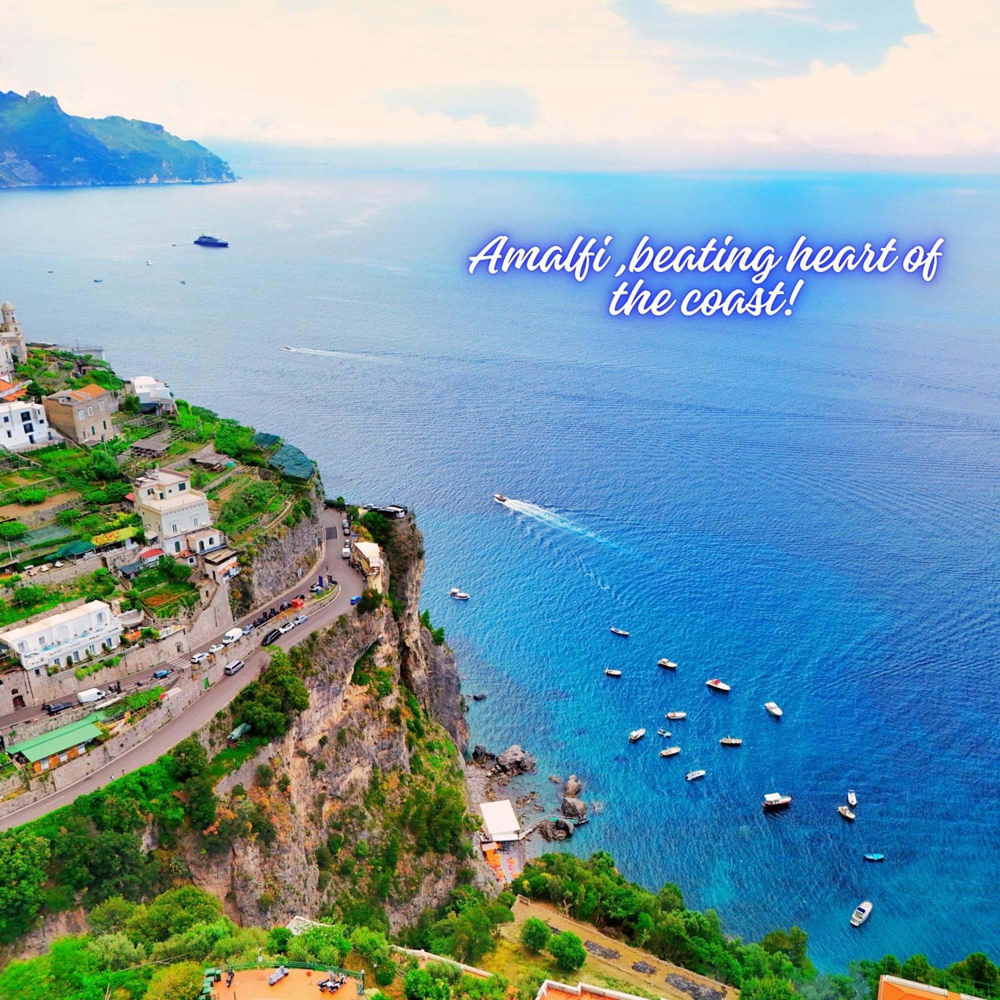 La Saracena-Traditional Amalfi Villa With Sea View Eksteriør billede