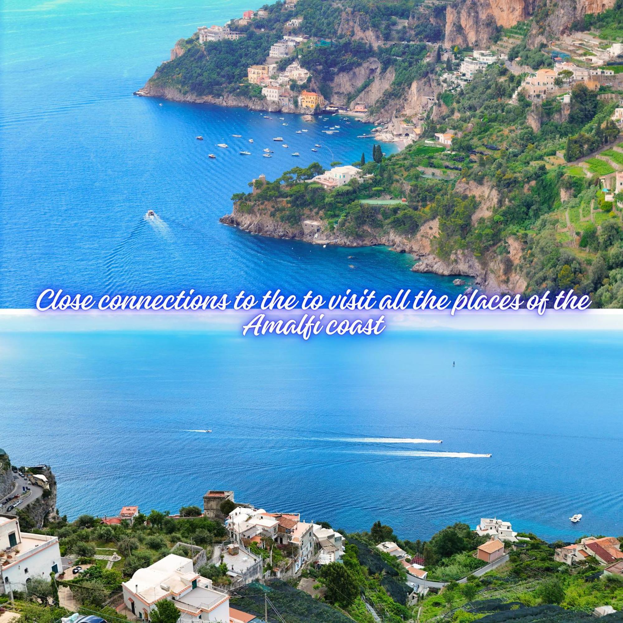 La Saracena-Traditional Amalfi Villa With Sea View Eksteriør billede